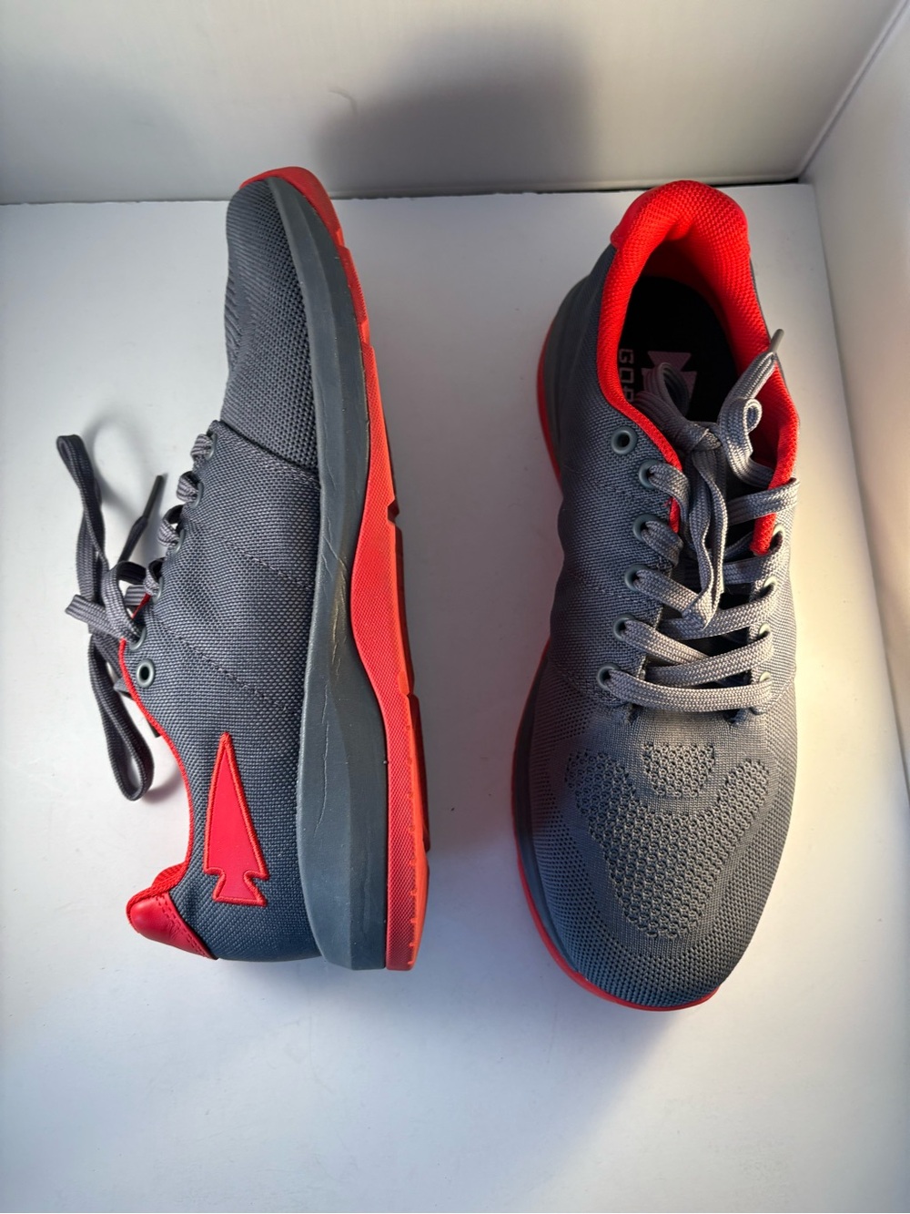 Goruck Ballistic Trainer Mens 10/Womens 12 Black Red Wrap Knit Athletic Shoe EUC